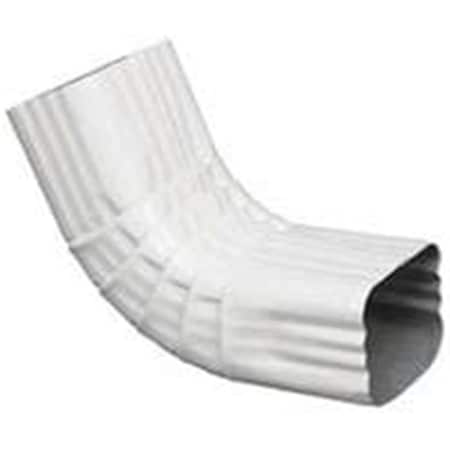 Grilltown 27064 Aluminum Gutter Elbow - White GR106280
